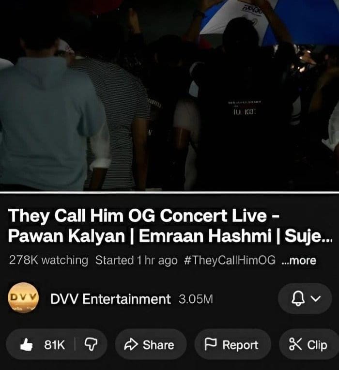 Nandu_4EverPK's tweet image. ALL TIME RECORD 

#OGPreReleaseEvent