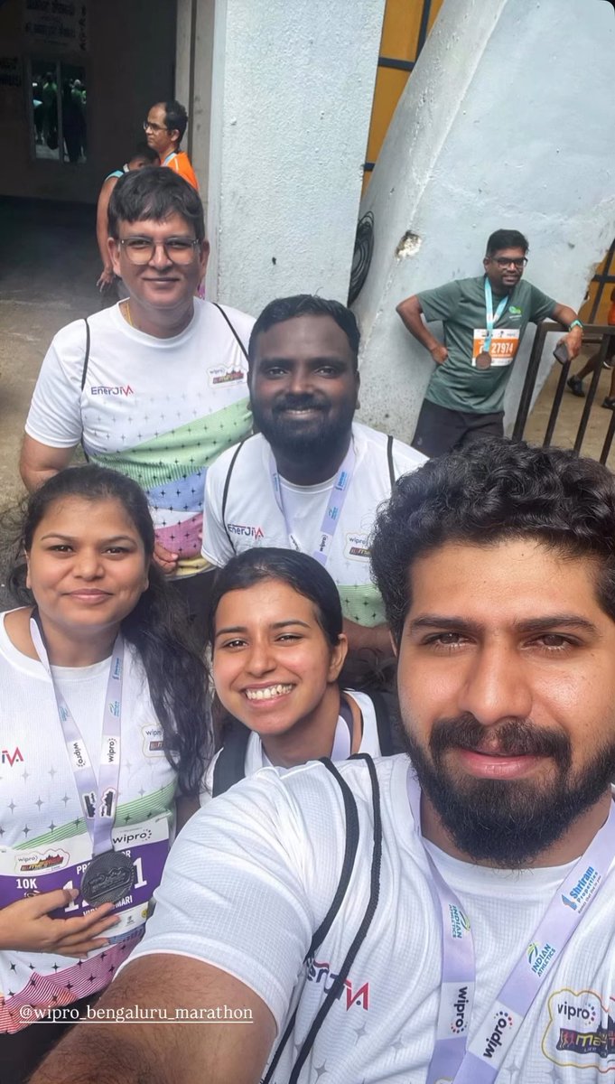 A day your morning is so good that rest of the day falls short of compensating. #WiproBengaluruMarathon
