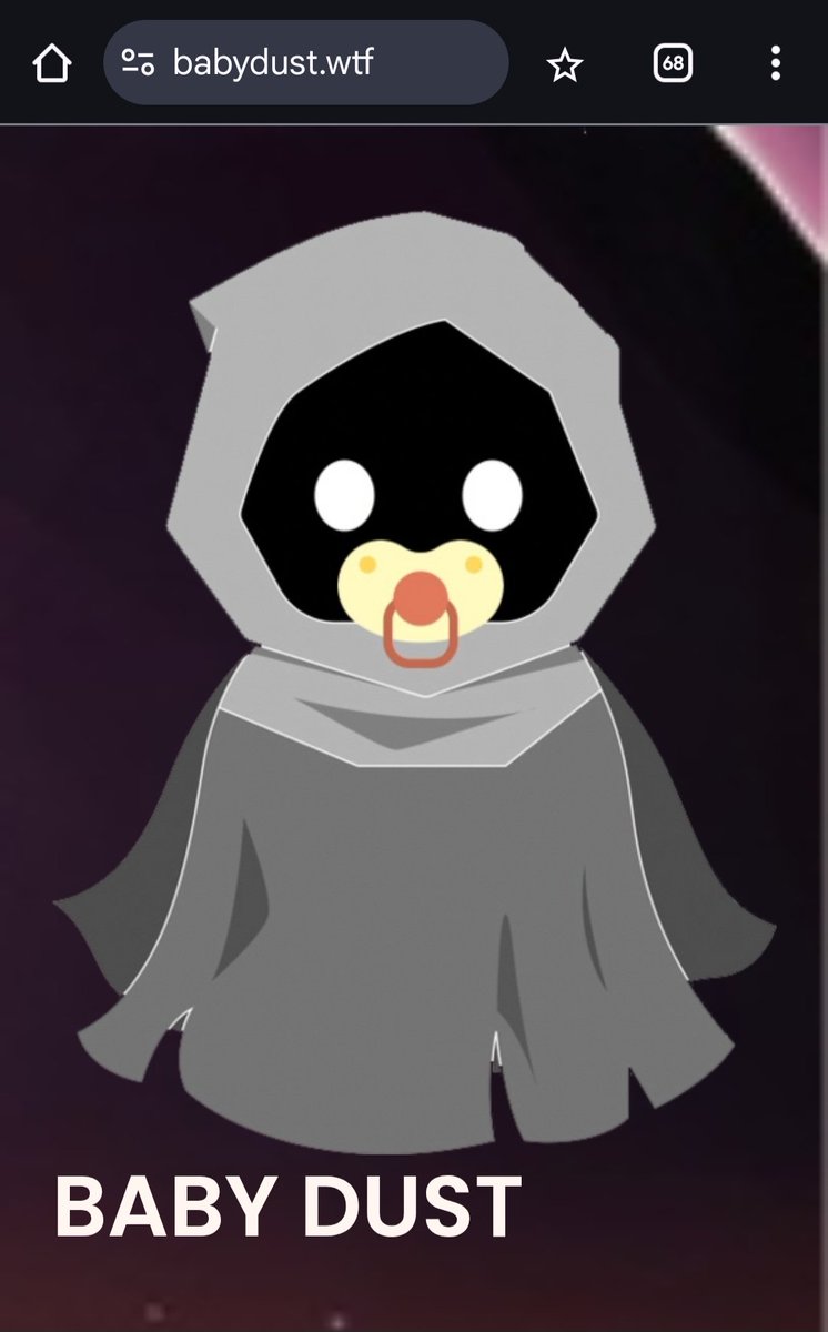 ZizzlesHizzleX's tweet photo. Buy some @BabyDust_BNB 

I launched this last night and will be back in vc tonight pushing.  

$BDUST 

0x3aa50e3f3540eabdc7e97ed2baafd67800a34444

V1 Website will be live by tonight. https://t.co/M6VnZ3wb1a