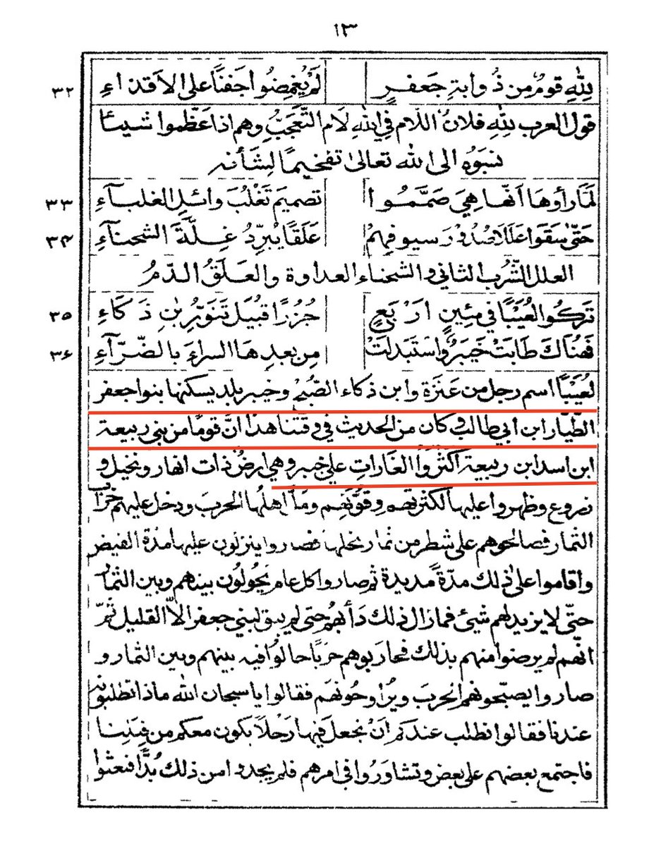 205 - شارح ديوان ابن المقرب العيوني 630 هـ - بنو ربيعة من عنزة بن اسد بن ربيعة اكثرو الغارات على خيبر