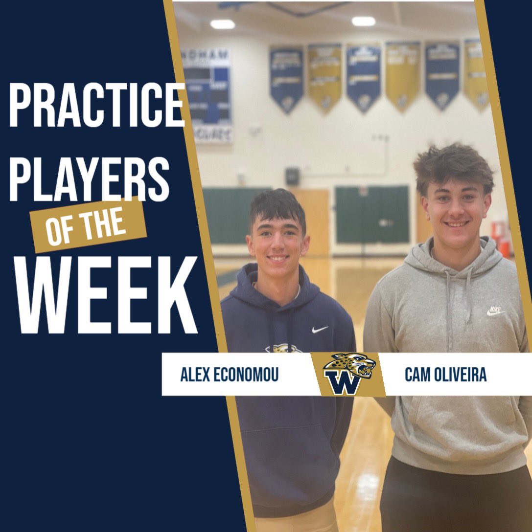 A couple days late…great week of practice, led by these two, which led to our first win of the season!