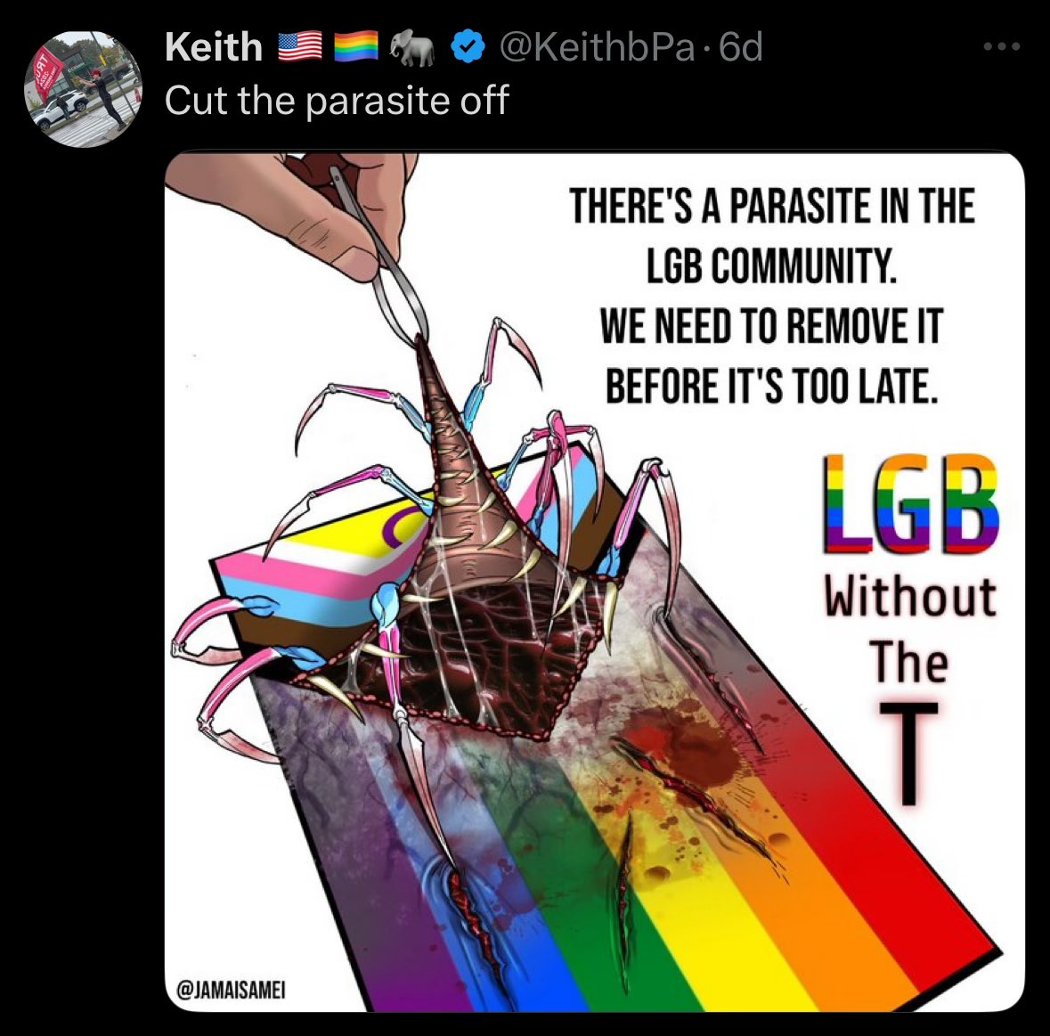 does this Gay Republican think the Republicans wont go after him next.