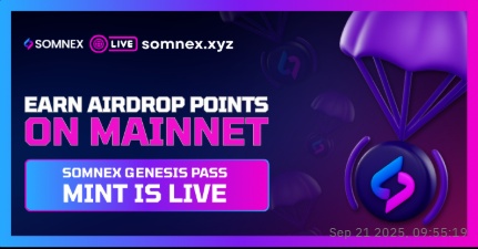babyape113's tweet image. gSomnia! What&apos;s your weekend vibe, touch grass or grinding? 

Minted my @SomnexXYZ Genesis Pass for  the $SOMX airdrop + Mandatory  #Somnia Week 3 tasks to unlock the $SOMI airdrop: Here&apos;s why 👇 

1⃣ $SOMX airdrop is coming Q4 TGE 
25M tokens (2.5% supply) for NFT hodlers!…