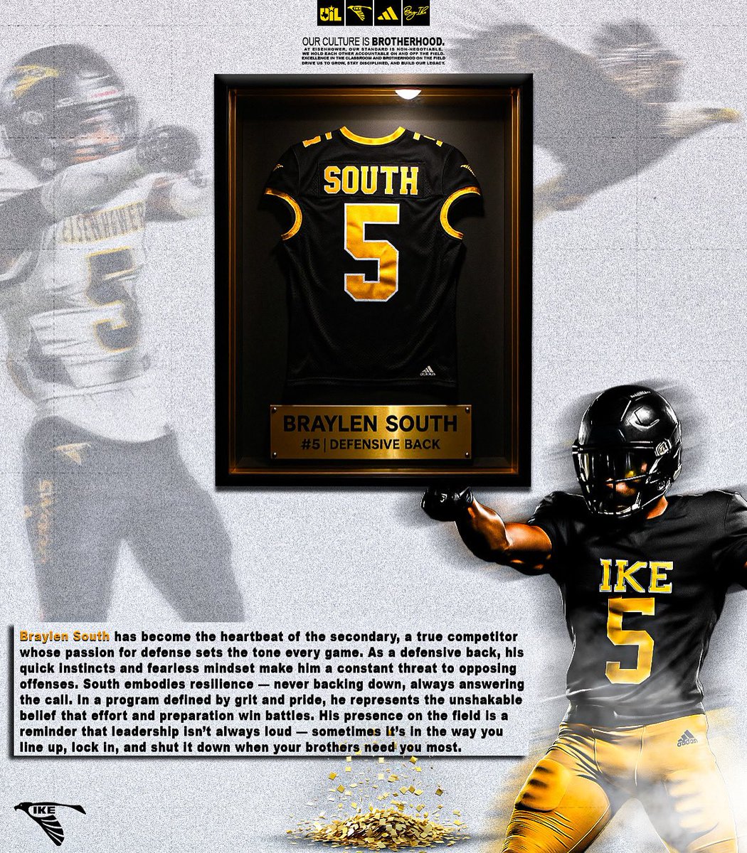 44SwoopFootball's tweet image. Senior Spotlight🔦⭐️ Mr. SOUTH‼️WE ARE, BIG IKE, SWOOP🦅 #CultureOverScheme #BIGIKE #44AcresHomesTx @Braylensouth5