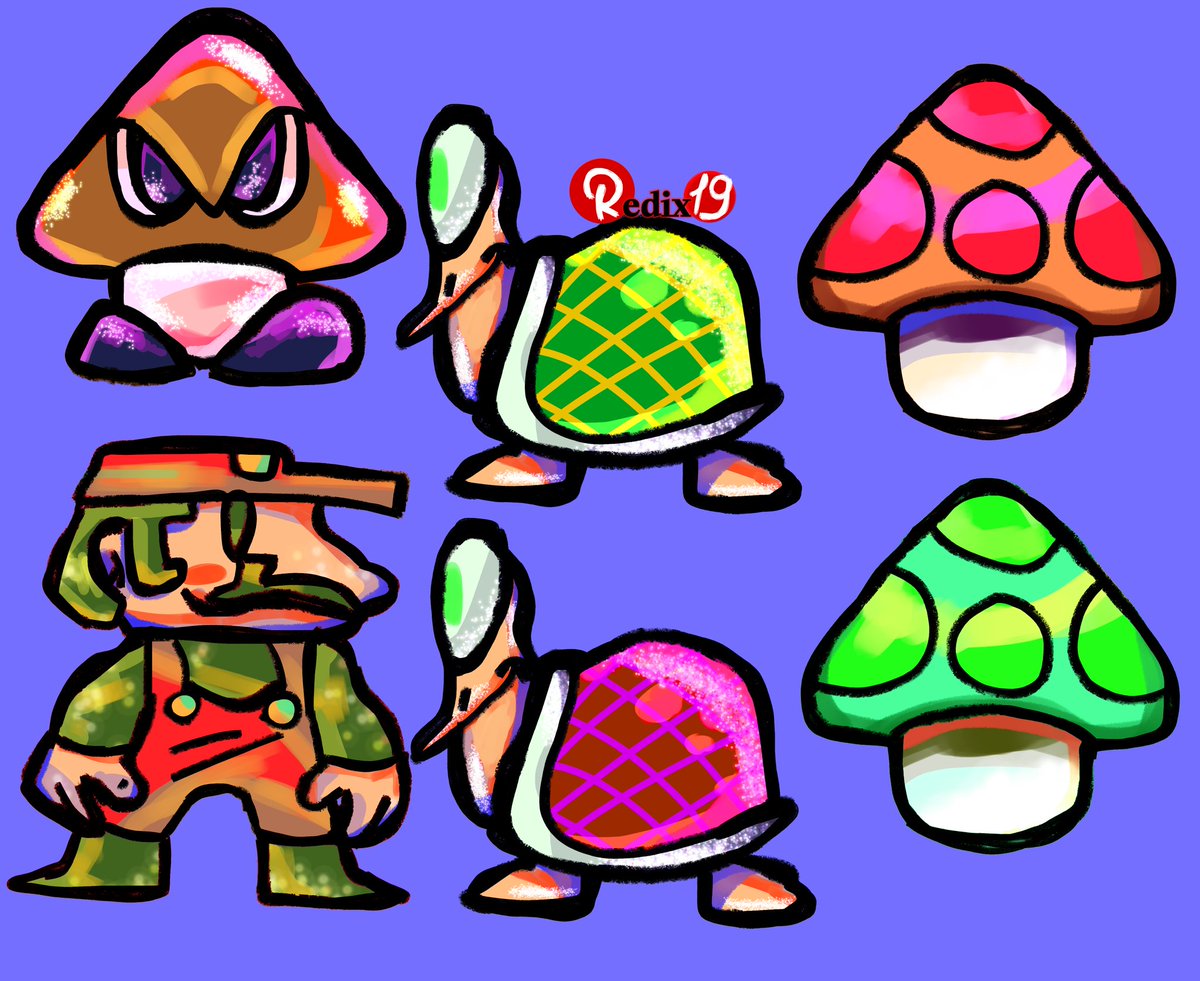 FrimenTan's tweet image. Mushrooms, turtles, and plumbers
#mario #supermariobros #smb