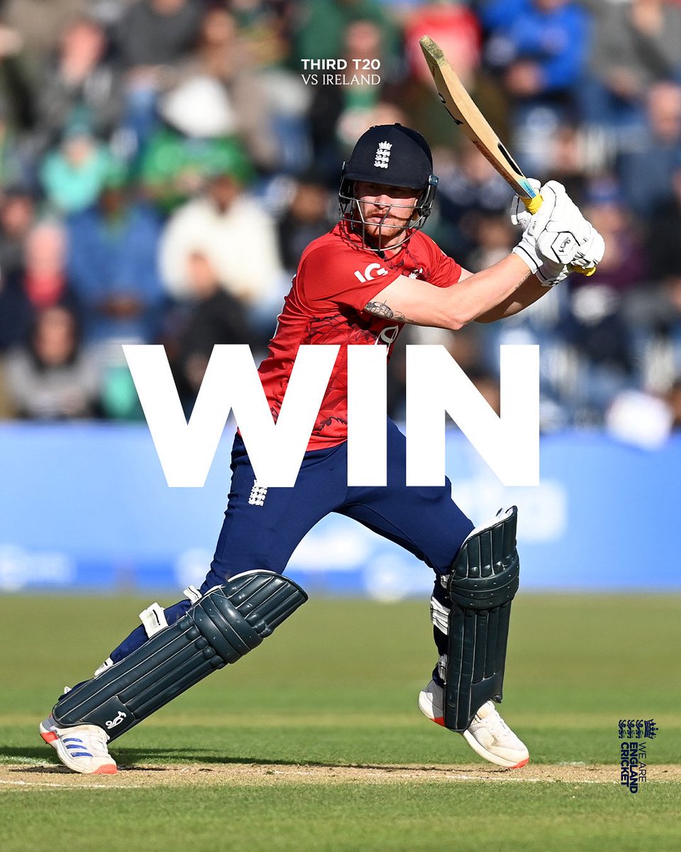 ENGLAND WIN! 🎉

Job done here in Malahide and we take the series 2-0 🙌