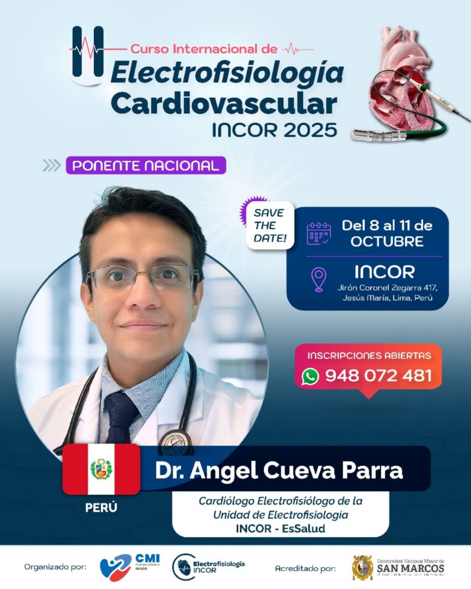 ELECTROFISIOLOGÍA INCOR tweet media