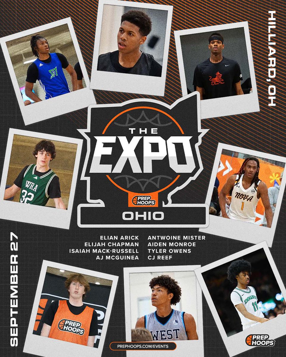 🔥 Ohio, it’s your turn! The Prep Hoops Expo lands in Hilliard on September 27‼️

Elite talent.
Top competition.
Real exposure. 💪🏀

📲 Use code SHOWCASE at registration checkout - don't miss out! <a href="/aidenmonroe45/">Aiden Monroe</a> <a href="/tylerowens26/">Tyler Owens 6’10 2026</a> <a href="/EliGotbounce/">Elijah Chapman</a> <a href="/cj_reef/">Cj Reef</a> 

🔗 events.prephoops.com/e/1631/registe…