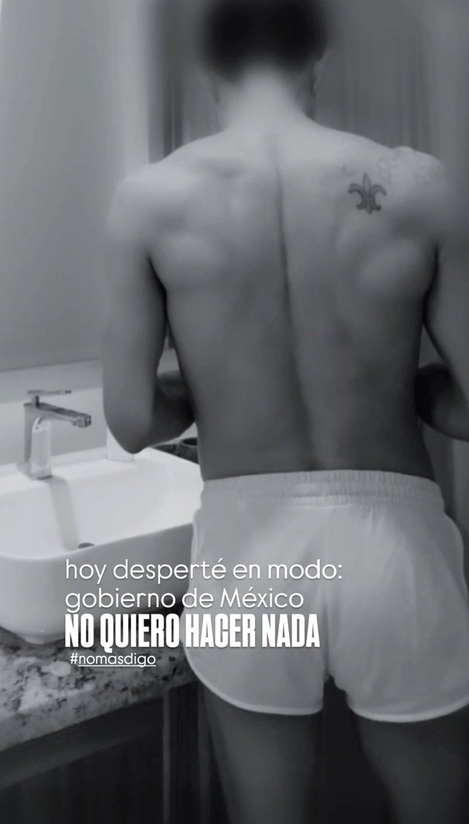 Hoy desperté en modo: 
Gobierno de México 
NO QUIERO HACER NADA 
#nomasdigo 😅