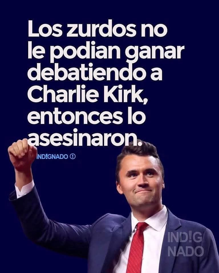 Hoy día de su funeral, recordemos a #CharlieKirk como el ícono americano que fue. Un gladiador que la izquierda nunca pudo vencer en debate.