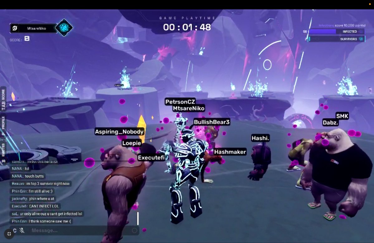 I played new game of <a href="/OthersideMeta/">Othersidemeta</a> called OutBreak and it was super cool. 

Love the idea and vibe game creates!  It's kind of hide&amp;seek, but more energetic and fun!

<a href="/OtherGamesXYZ/">Other Games</a> @OtherPageHQ <a href="/honeybdot/">honey b.</a> <a href="/MakaveliDlaCruz/">Makaveli</a> <a href="/Timmygspt/">G-SPOT 🦍</a> <a href="/apecoin/">ApeCoin</a> <a href="/morethenhype/">HYPE</a>
