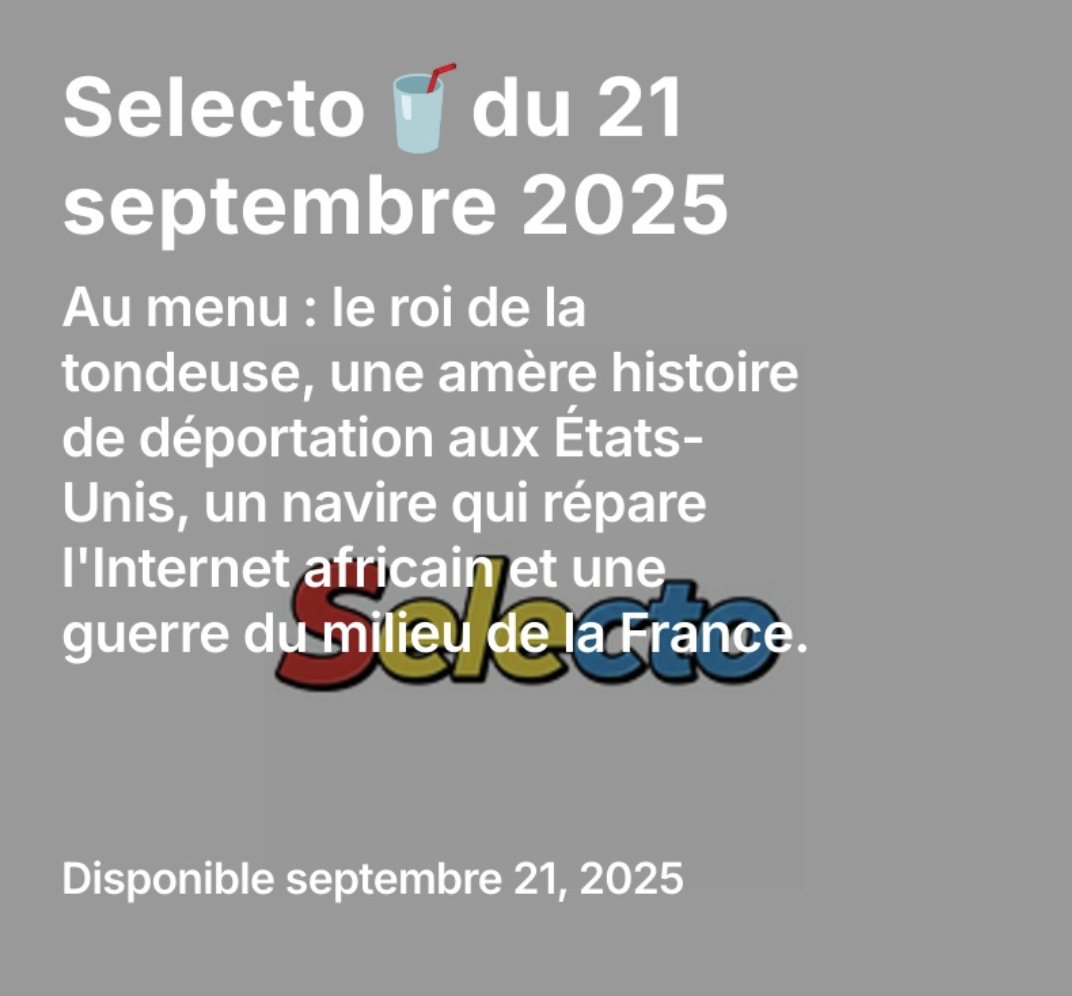 Et de 5 ! Notre sélection hebdomadaire d'articles est sortie avec une liste de sujets qui méritent d'être traités... 📲  À vous de jouer ! Si l'idée vous plaît, n'hésitez pas à faire tourner autour de vous 🫡 open.substack.com/pub/selectonew…