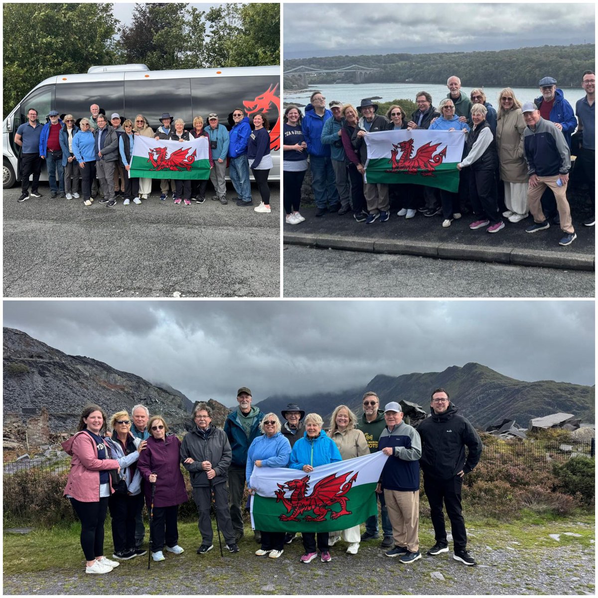 Had an amazing time showing off the best of Wales to the lovely Evans family this week. Thank you to my partner Sophie Crabtree for letting me tag along on one of her adventures with @welshdragontours 🏴󠁧󠁢󠁷󠁬󠁳󠁿 #tourofwales #welshancestry #roadtrip