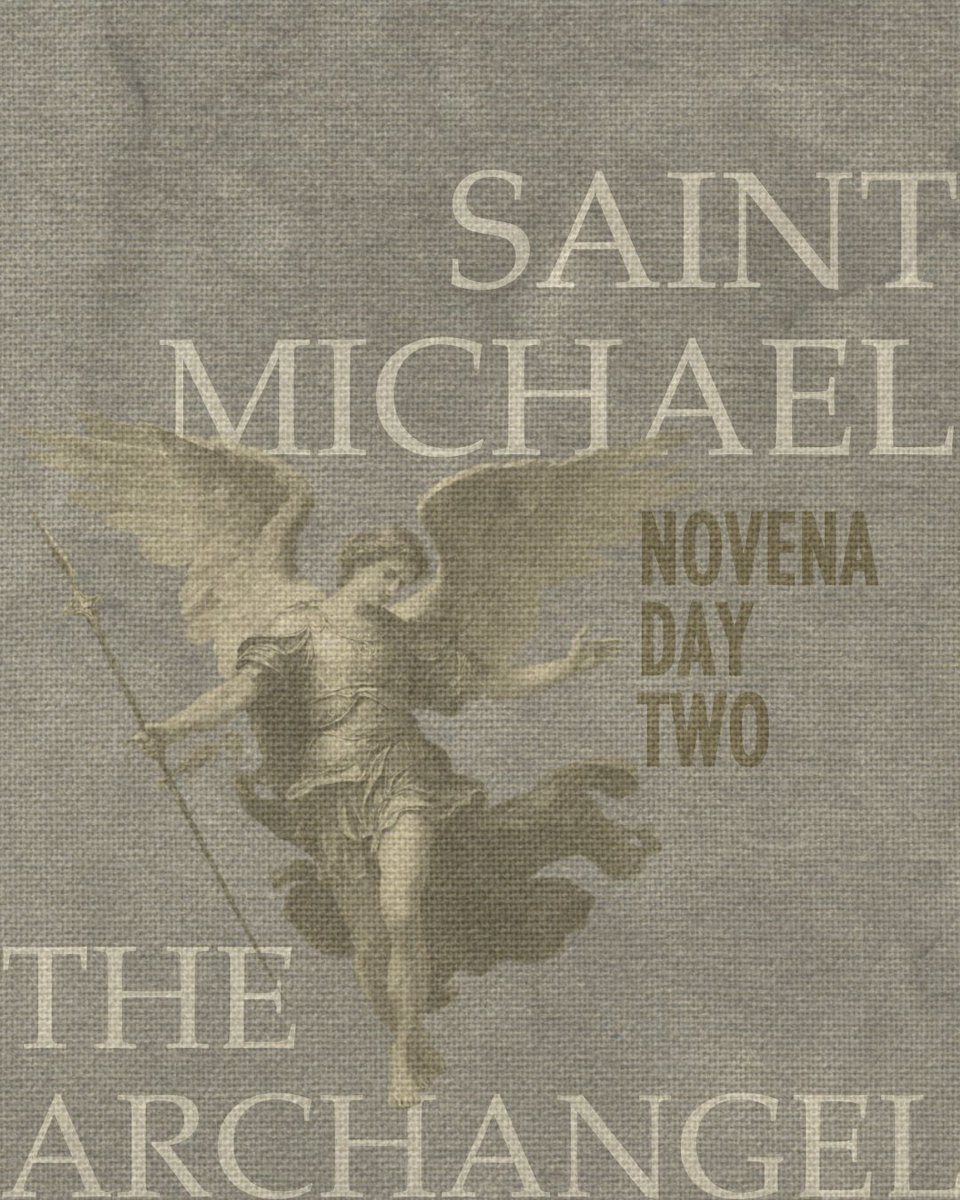 It’s Day 2 of our #StMichaelNovena, leading up to the Feast of the Archangels. Join us as we pray for peace and for strength to persevere in a world marred by sin until we find perfect peace with God in the eternal Kingdom of Heaven.