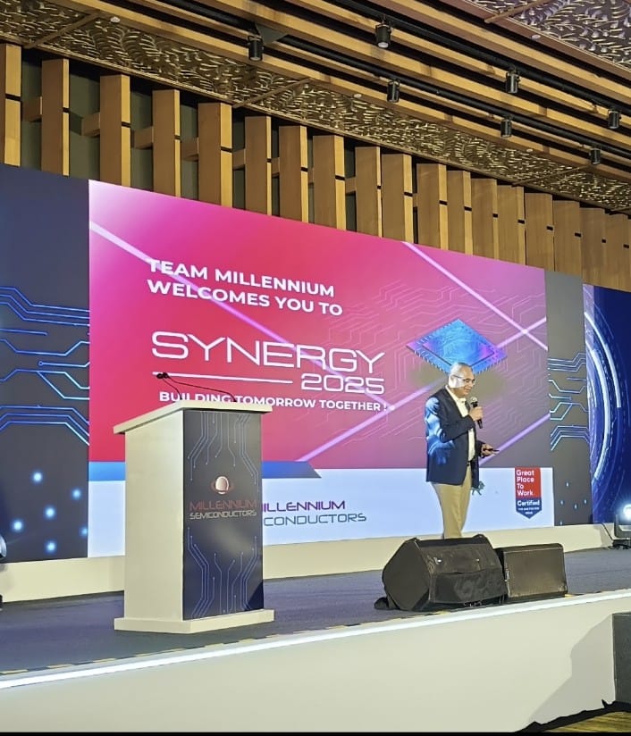 MillenniumSemi1's tweet image. Here are some of the #Iconic #Glimpses In &amp;amp; Beyond The Booth at #electronicaIndia 2025!