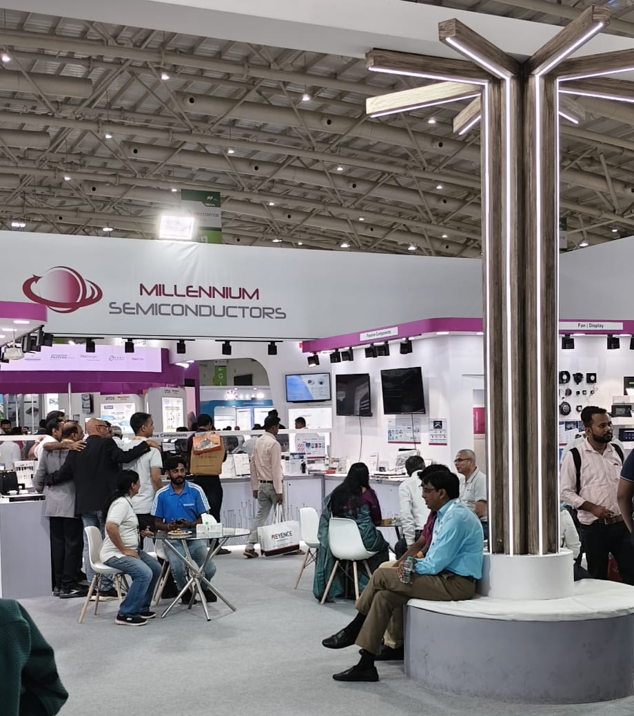 MillenniumSemi1's tweet image. Here are some of the #Iconic #Glimpses In &amp;amp; Beyond The Booth at #electronicaIndia 2025!