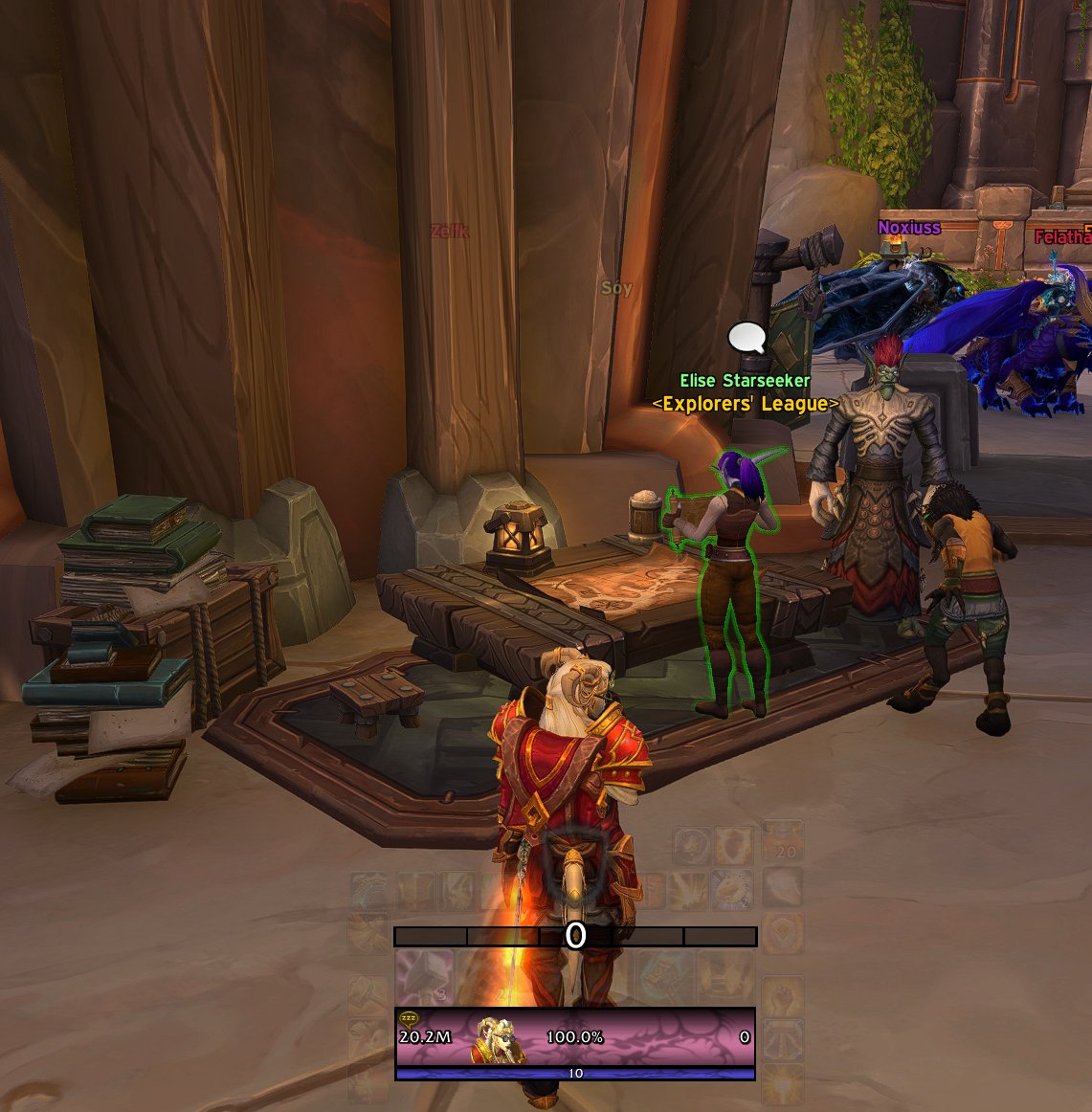 At the start of TWW intro we're sent to the Explorers League as we're told we will need them Khaz Algar - and then we almost never see them again except for the Delver's Hub! Kinda feels like a dropped story thread.  #worldofwarcraft