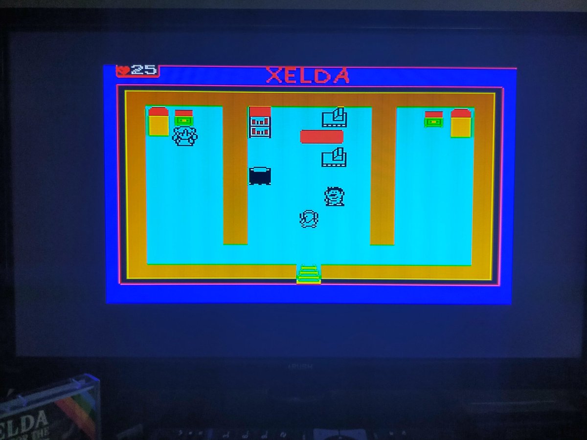 Xelda Quest For The Golden Apple for the #zxspectrum converted to physical with bespoke high resolution artwork and cassette label for completion #8bit #shareyourgames #RETROGAMING