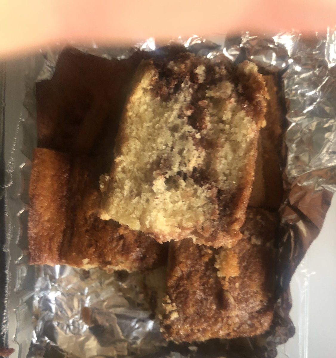 CoffeyTimeNews's tweet image. Friday evening there was a knock at my door, it was my Muslim neighbour, she brought me some chocolate chip cookie cake that she made. It was still warm. Last night I took them half of the veggie pizza I made. Later I heard another knock, she had caramel cake for me.

Good people…