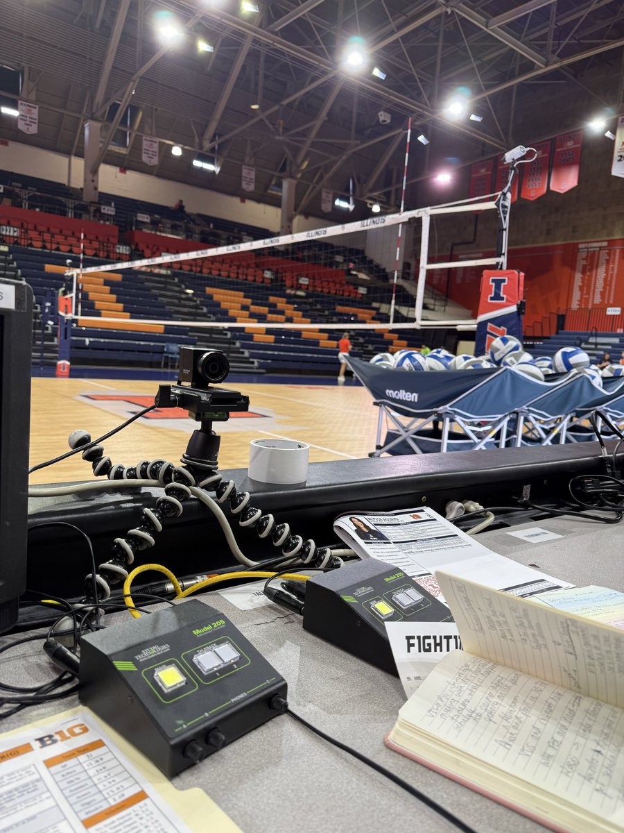 On the call of <a href="/IlliniVBall/">Illinois Volleyball</a> for <a href="/BigTenPlus/">B1G+</a>. Big matchup against the Eastern Illinois Panthers for instate bragging rights. First serve is at 1 p.m..