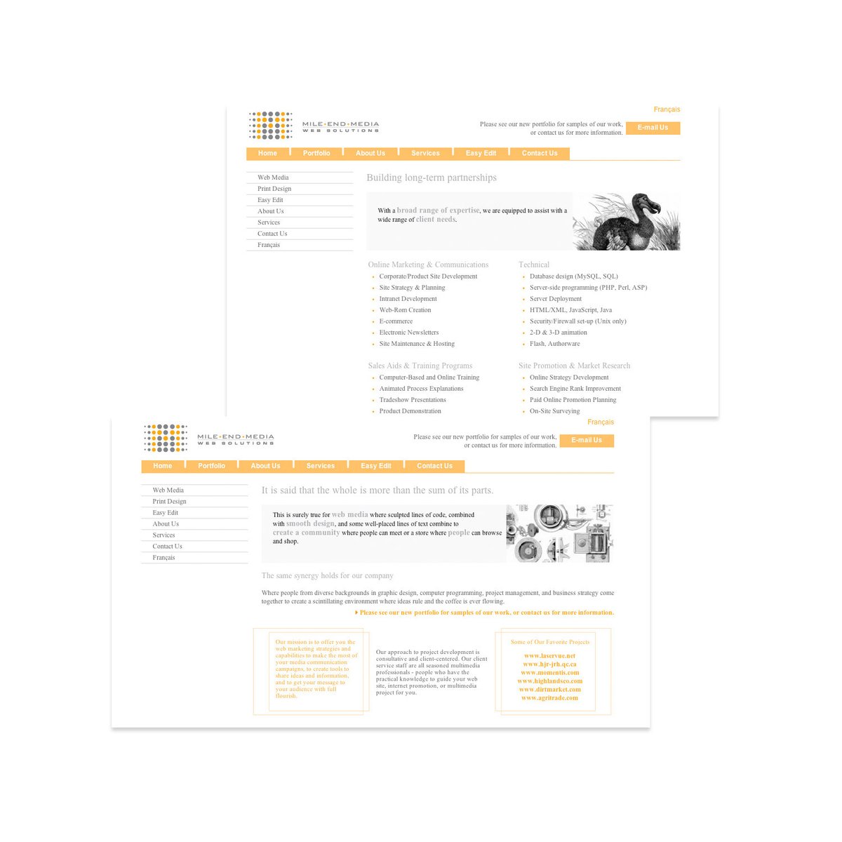 hazelbishop's tweet photo. 🌐 Flashback to 2006! 🌐
Diving into our archives to share this gem—a website we designed back in the day with bold typography, vibrant gradients, and that classic mid-2000s charm. Crafted to be both functional and visually striking! 💻✨

#GraphicDesign #hazelbishopgraphics https://t.co/4NpZukU825