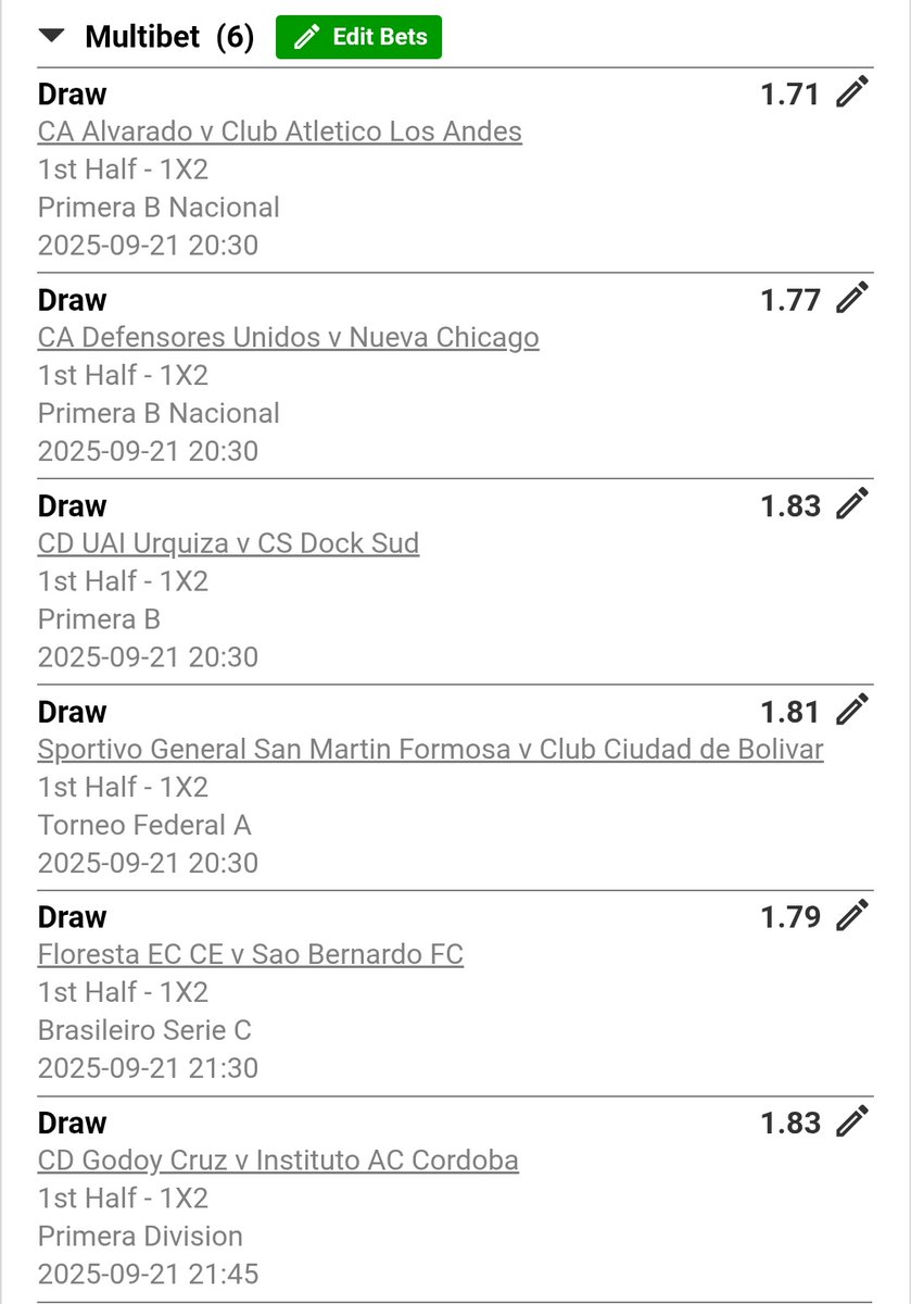 1ST HALF DRAWS🔥 BW13316957 betway.co.za/bookabet/BW133…