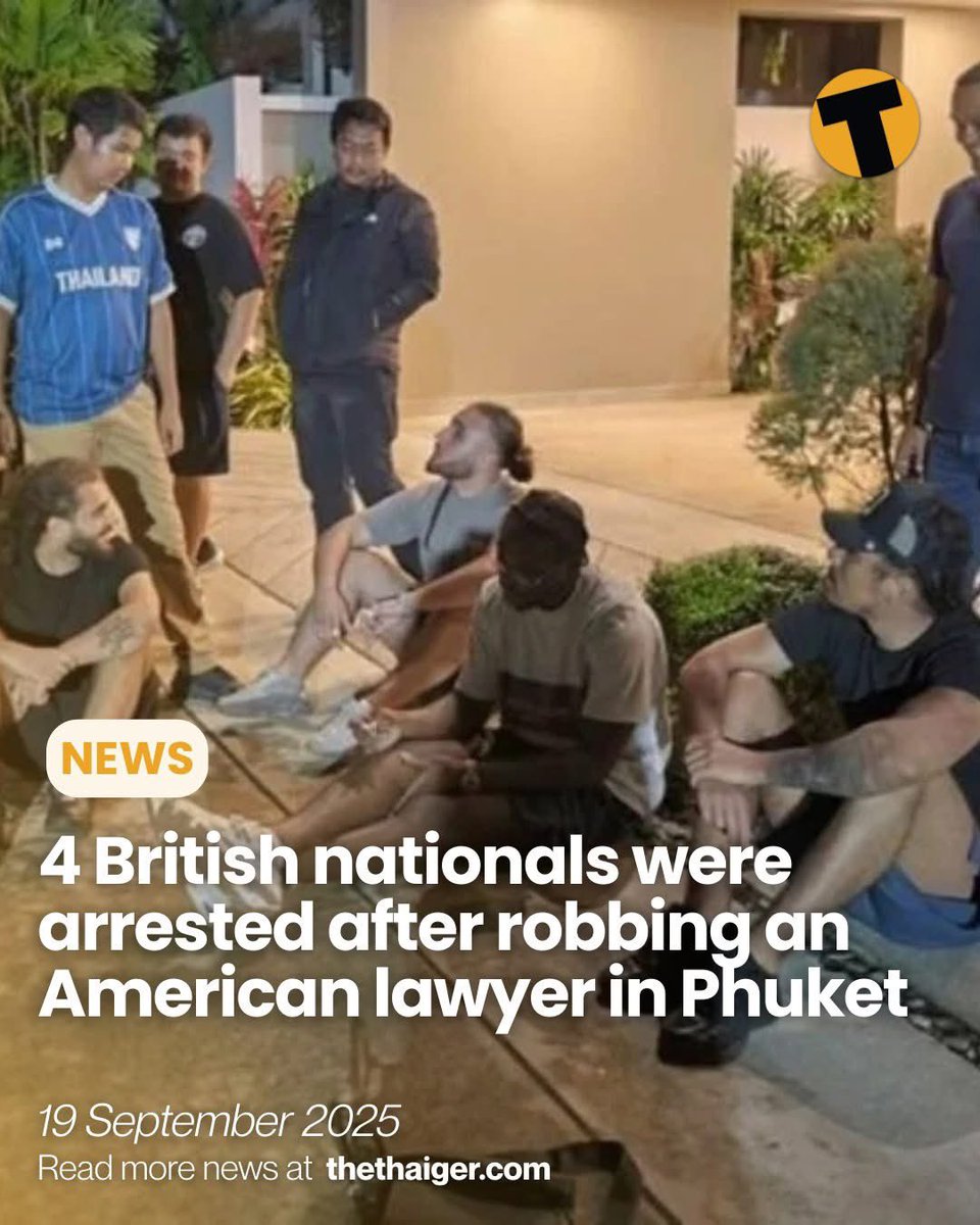 TTIOPPOITT's tweet image. ทนาย เป็นชาวอเมริกัน มาไทยบ่อย(60ครั้ง) 

แก๊งโจร มาไทยตั้งแต่เดือน5-6 คาดว่ารวมแก๊งมาหากินด้านนี้เลย

ส่วนคลิป มาจากกล้องหน้ารถของเจ้าหน้าที่ดับเพลิงสนามบินภูเก็ต