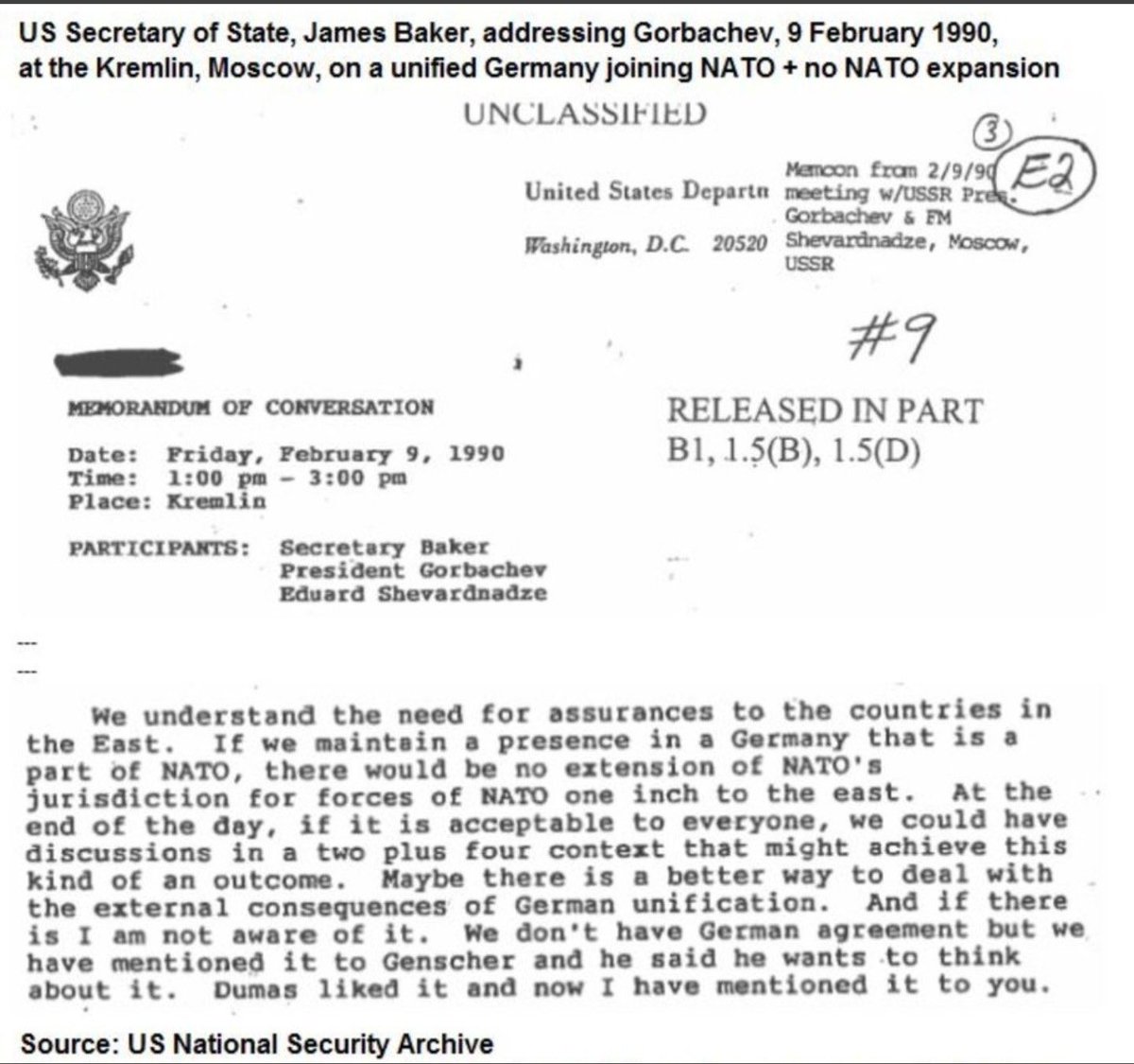 ZoeSteve1's tweet photo. @AlternatNews Here it is - No NATO expansion https://t.co/otmHIgLT1E