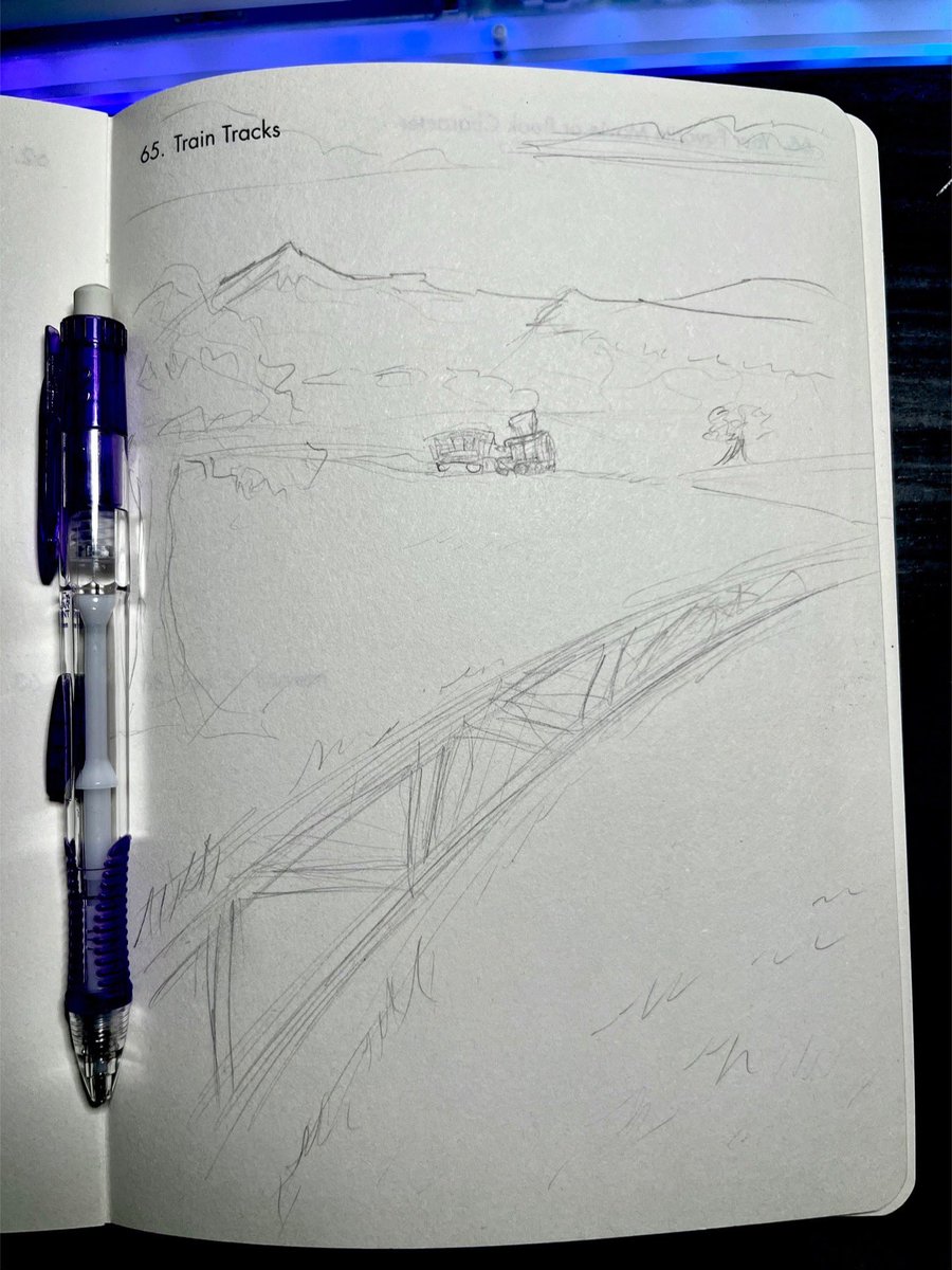 NinjaCupcakeArt's tweet image. 301 ideas 💡 i love using this book for drawing warm ups! today’s prompt: No.65 - Train Tracks 🛤️ if you guys know me you know i had to draw the spirit tracks 😂

#zelda #drawingprompt #drawingideas #drawing #spirittracks #legendofzelda #art #artist