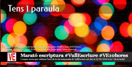 Daltònic

#VullEscriure #VE10hores