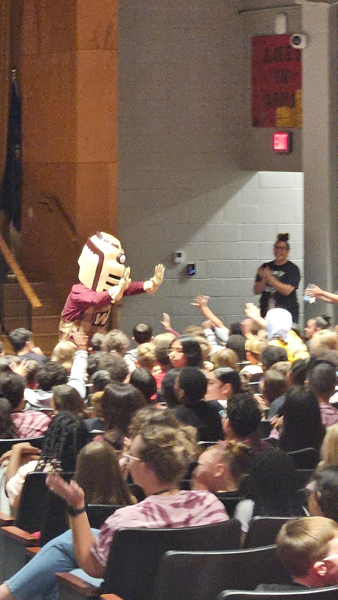 WcsdZephyr's tweet image. On Friday, Zephyr students and staff celebrated Love of Literature (LOL) Time with a musical twist inspired by The Masked Singer. Zephyr staff performed and highlighted Profile of a Zephyr traits. Students enjoyed analyzing lyrics, guessing singers, and identifying traits!