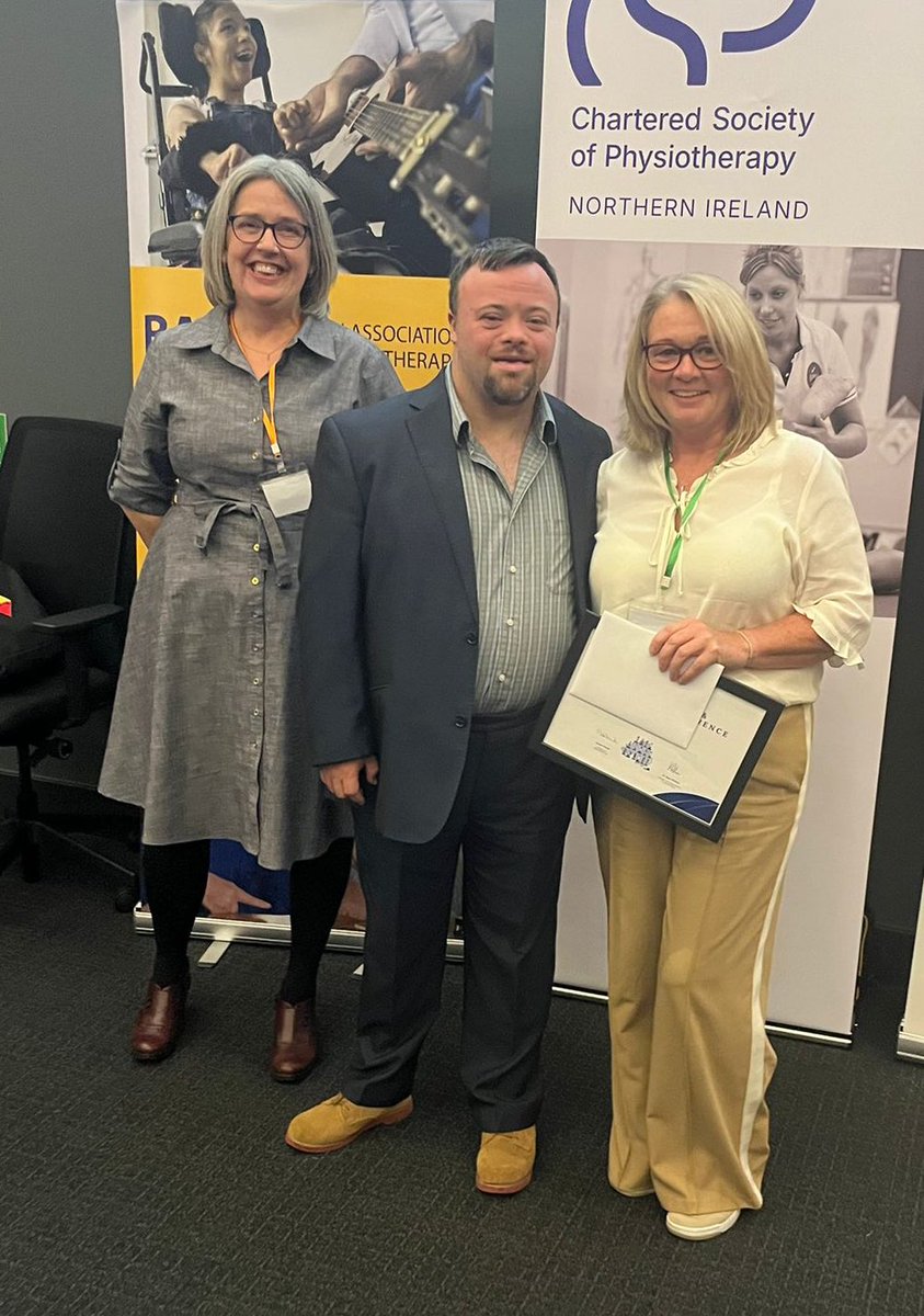 setrust's tweet photo. Great to see our physios showcasing their work at the AHP Research &amp; Innovation Conference at Ulster University. 

Congrats to Rhona Galway on winning Best Poster and to Sarah Lockhart for her Rapid 5 Presentation award 👏

Well done everyone👏🏼 https://t.co/d49nEv8OAg