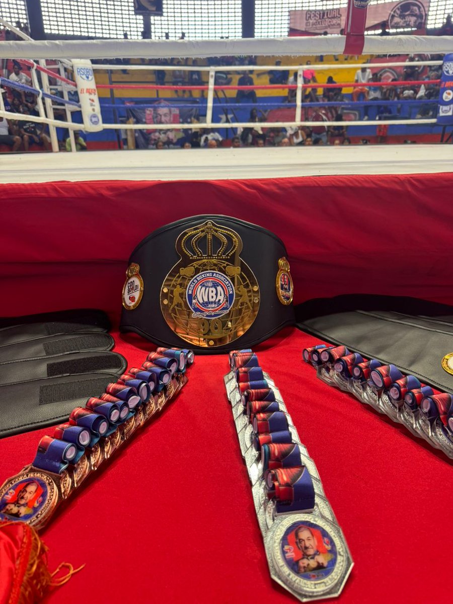 ¡COPA MOROCHITO RODRÍGUEZ” 

🥊🇻🇪 Así será la premiación en el Nacional de Boxeo en Venezuela que se está llevando a cabo en la ciudad de Cumaná, estado #Sucre 

🤝 La Asociación Mundial de Boxeo (WBA) realizó la donación de los cinturones
