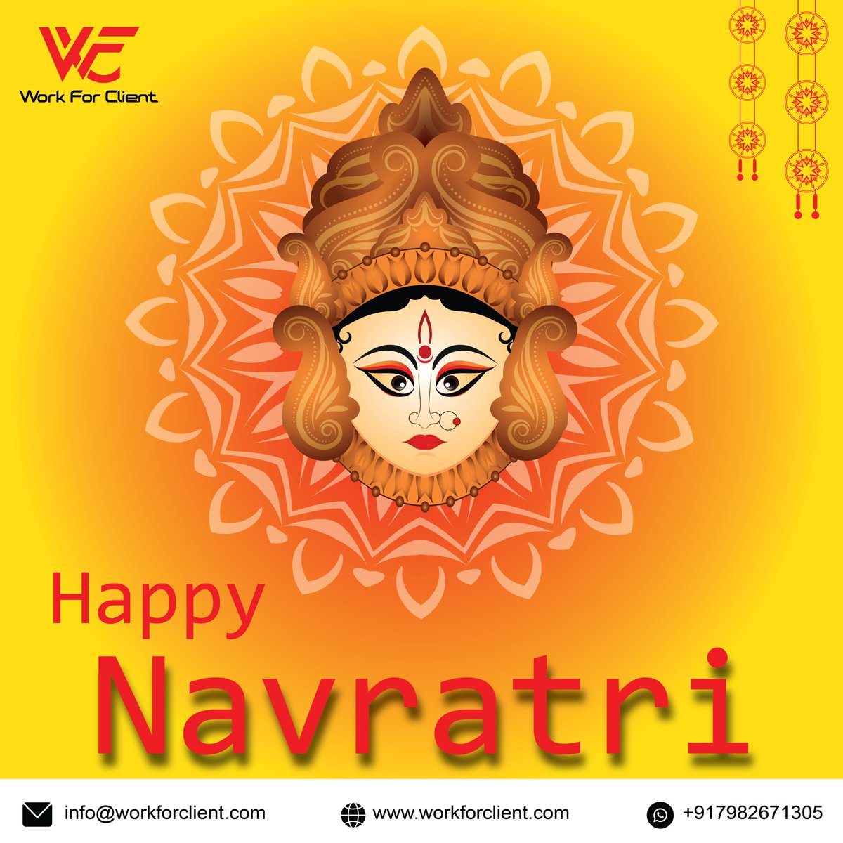 WorkForClient's tweet photo. ✨ Celebrate Navratri with Work For Client! ✨
Work For Client is here to help you reach new heights with our Custom Software, Website & App Development, and Cloud Solutions. Let’s make this festive season a launchpad for your success!
#Navratri #WorkForClient #BusinessTech https://t.co/LuyPHPe7Py