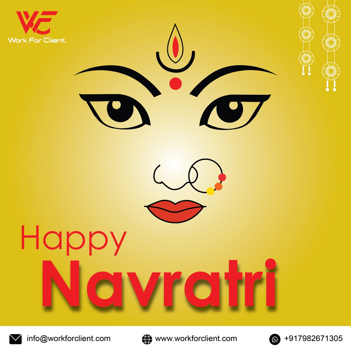 WorkForClient's tweet photo. ✨ Celebrate Navratri with Work For Client! ✨
Work For Client is here to help you reach new heights with our Custom Software, Website & App Development, and Cloud Solutions. Let’s make this festive season a launchpad for your success!
#Navratri #WorkForClient #BusinessTech https://t.co/LuyPHPe7Py