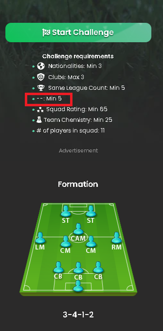 FUTSpeculator's tweet image. Hi @FUTBIN , please fix the issue asap 🥹 Early Access Challenge 1 SBC 🥹

Gold Rare or Silver Rare or Bronze Rare Players: Min 5

#FC26 #SBCSolutions