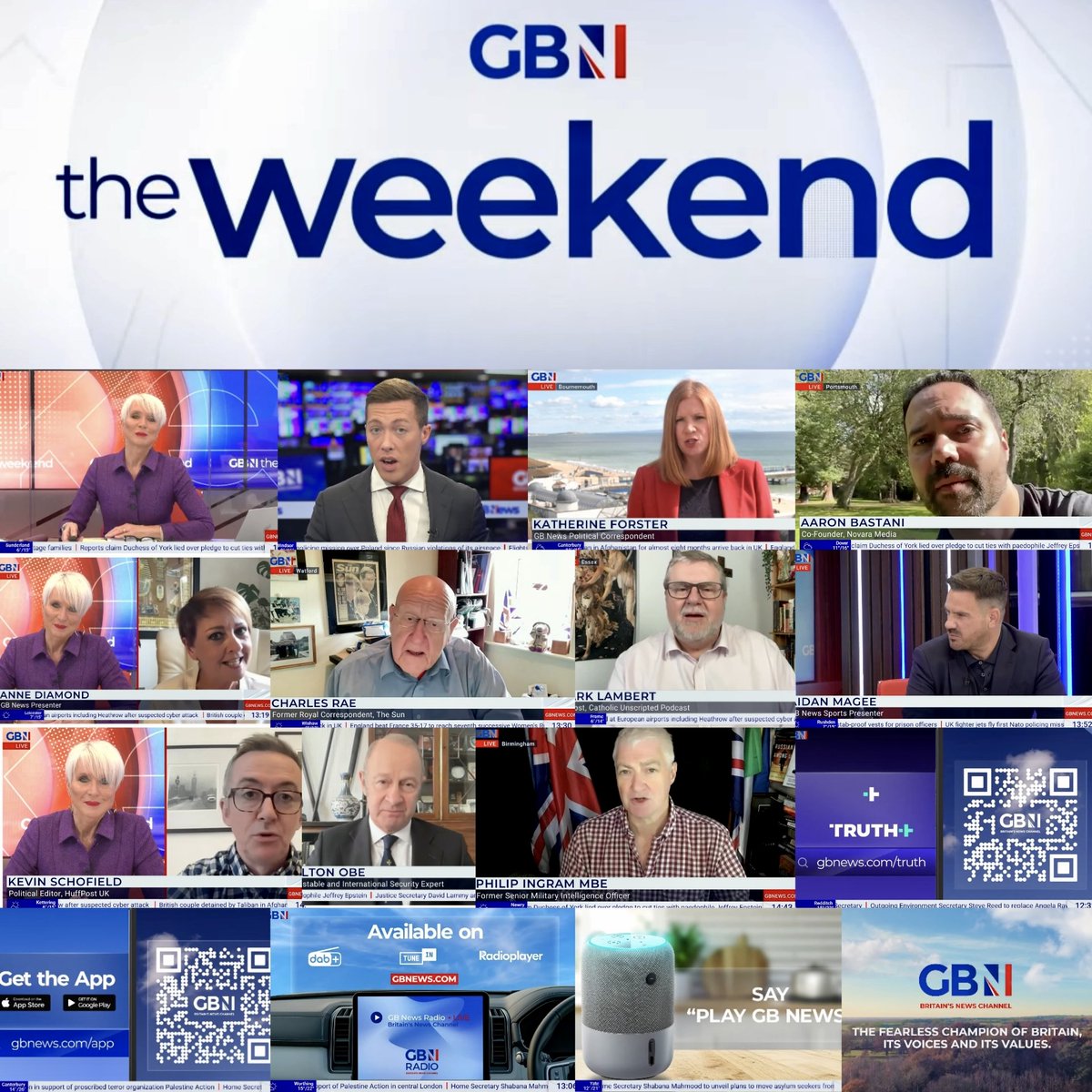 DawnNeesom's tweet photo. Amazing day of breaking news @GBNews Starmer recognising #PalestinianState, #CharlieKirk funeral & remembering #JohnStapleton with @annediamondobe Thanks to @Lewismac101 @AidanMageeTV & contributors๐ Back for breakfast @EamonnHolmes @WhichPennySmith @krissakabusi 6am https://t.co/CAZP62uECG