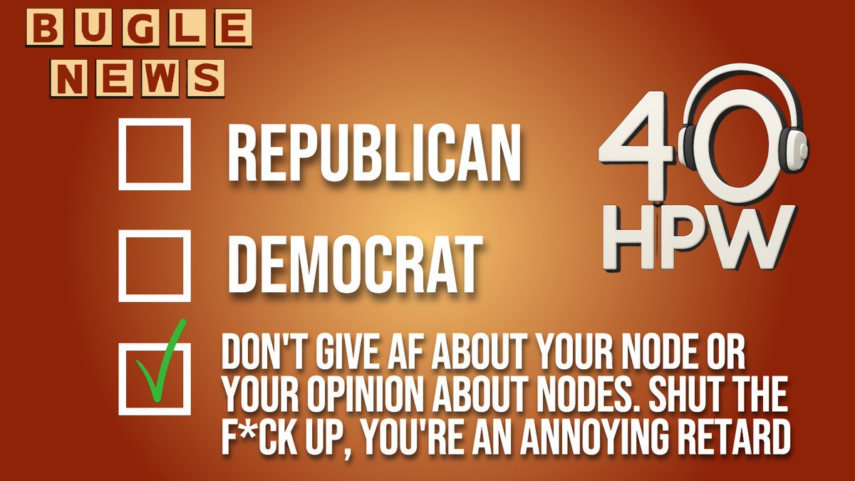 We need a third choice ✅ #NotGonnaNode