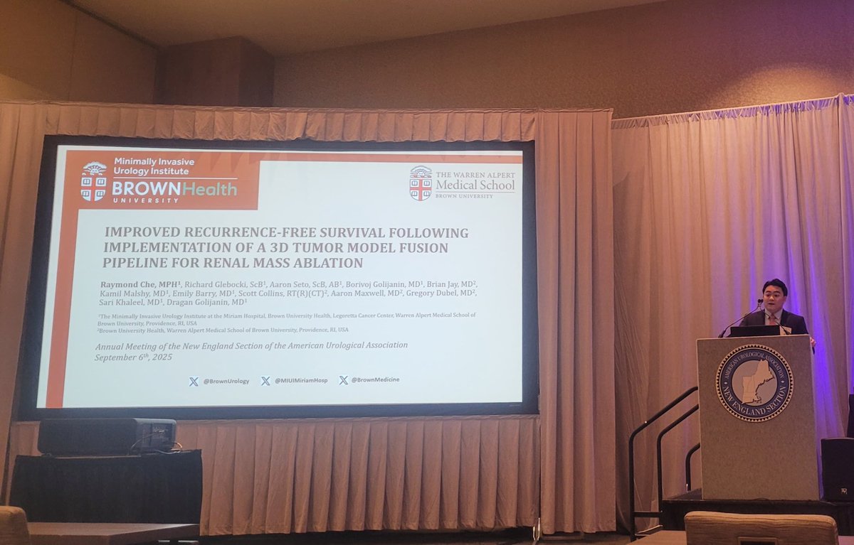 RayCheMPH's tweet image. Thankful for the chance to present my work with @MIUIMiriamHosp at the annual meeting of the New England Section of the AUA! Absolutely loved visiting Boston and connecting with the @BrownUrology team! #NEAUA