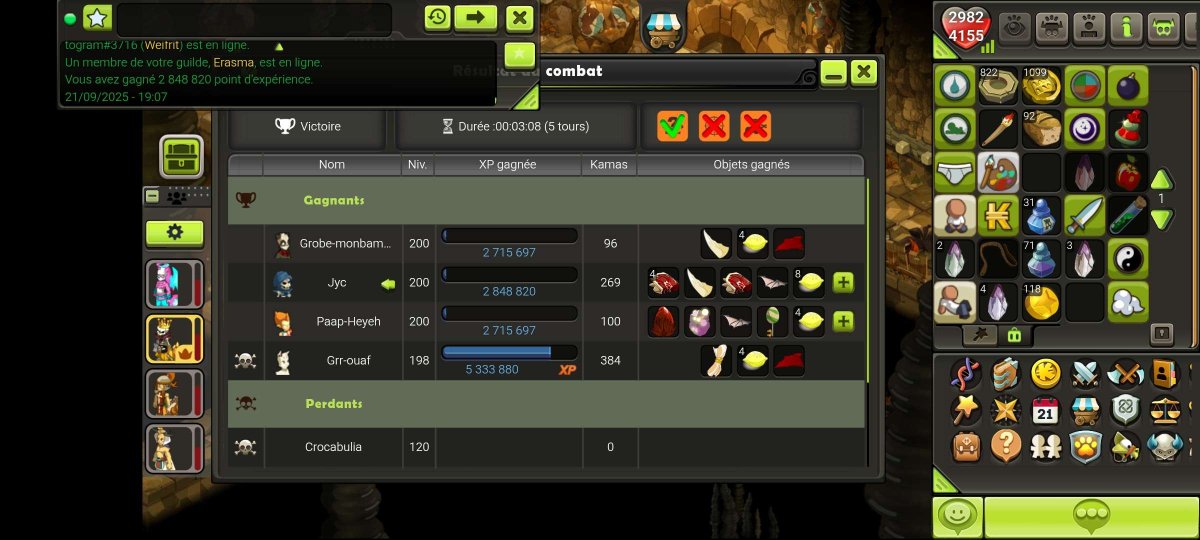 paapheyeh's tweet image. Un nouveau Dofus qui s&apos;ajoute à la liste des drops, le deuxième Vulbis 😍

Dans le donjon cette fois, ça a plus de saveur qu&apos;en arène mine de rien...

#dofustouch #dofus