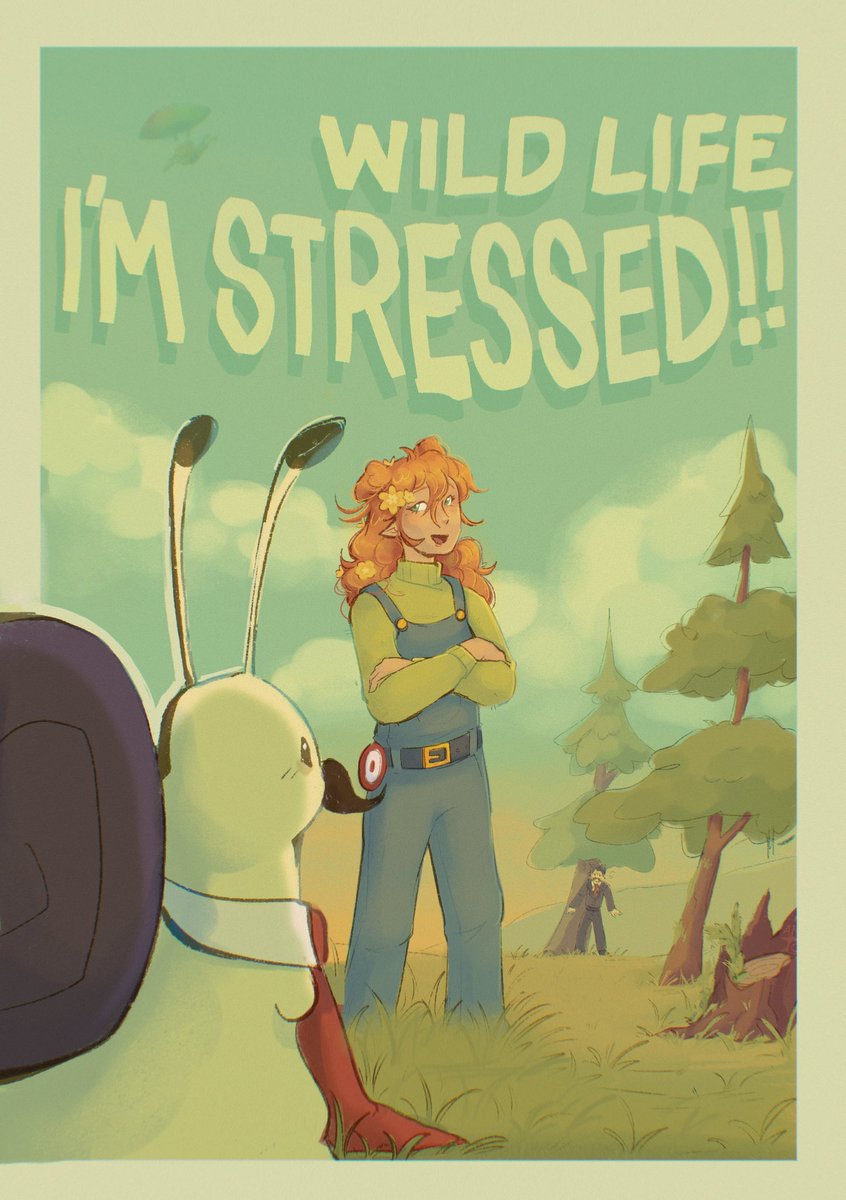 I can finally post my piece for <a href="/WildLifeZine/">Wild Life Zine</a> !! Thank you again for having me and make sure you check out the full zine! #lifeseriesfanart