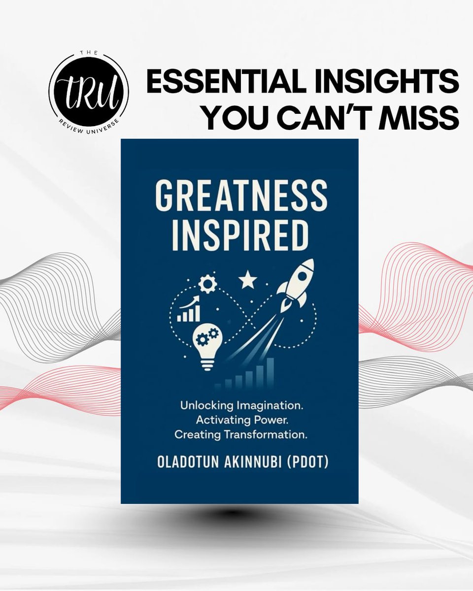 thereviewu5224's tweet image. 💡 ESSENTIAL INSIGHTS YOU CAN’T MISS 💡

Greatness Inspired: Unlocking Imagination. Activating Power. Creating Transformation.
by Oladotun Akinnubi (PDot)
a.co/d/fO6SC8G

#GreatnessInspired #EssentialInsights #PersonalGrowth #Transformation #Motivation #PDot