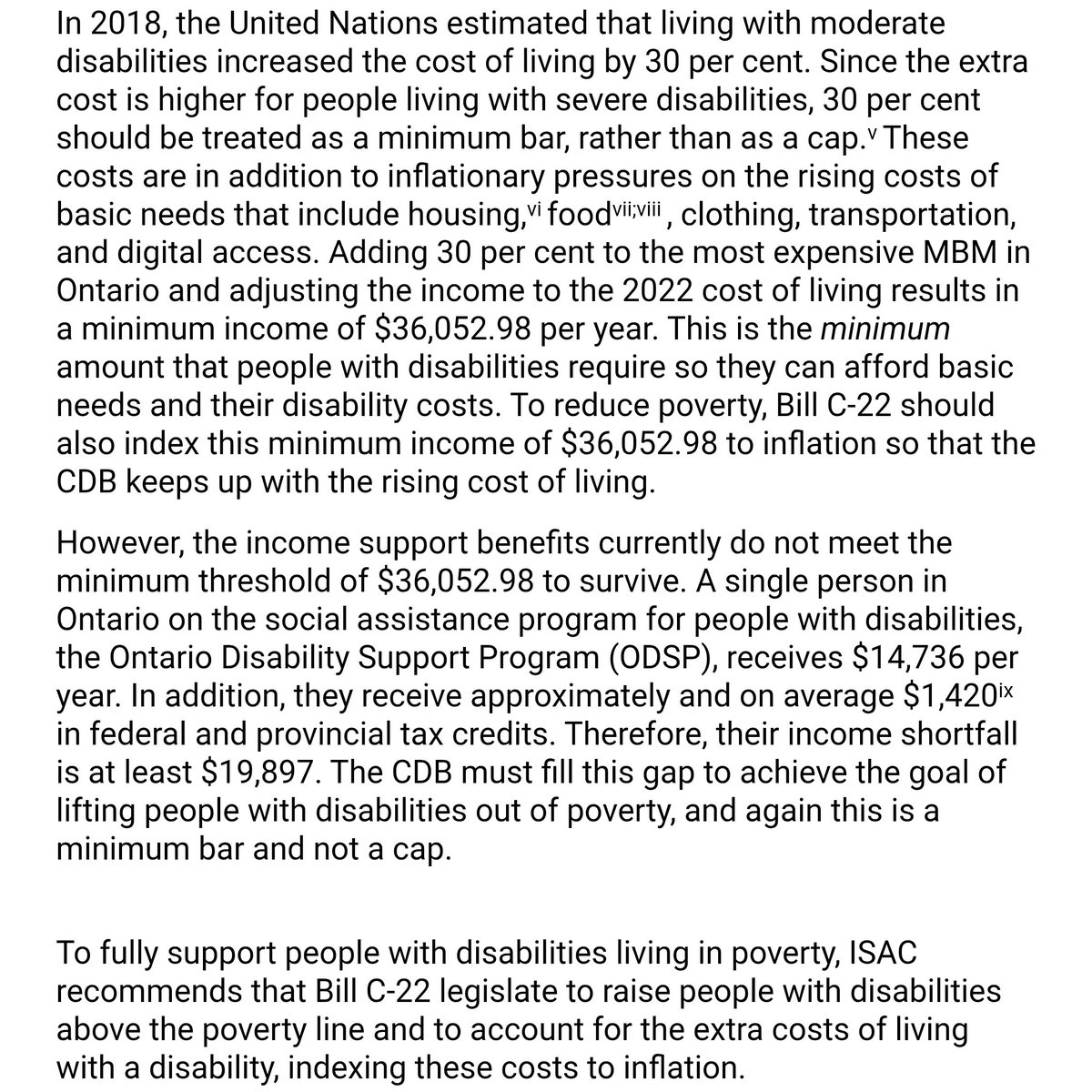 srollin's tweet photo. @AShoutAbout @MarkJCarney So many targets/goals etc. could be covered/achieved for #Canada's #PWD with the #CDB, #DIAP, #UNCRPD/#CRPD, #ICESCR, #SDG etc. if the @liberal_party @CanadianPM @MarkJCarney would provide the recommended base #MBMplus30 as submitted in the #ISAC #HUMA brief and by many others. https://t.co/NGm7tsEtVT