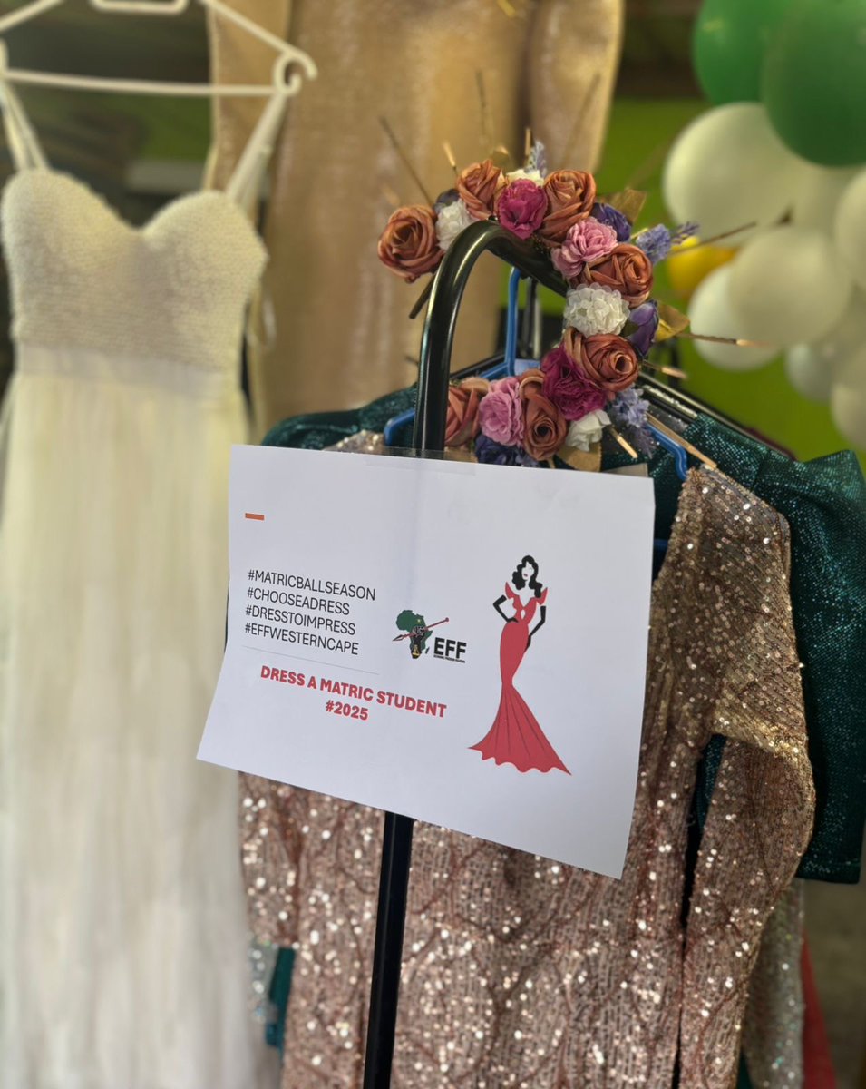 Today the EFF WC had a fitting session with young girls from Mitchell’s Plain and Khayelitsha to assist them with much needed matricball dresses. Some of the girls matric dance tickets were paid for as well.

#EFFWESTERNCAPE
#MATRICBALL2025
#DRESSAMATRICULANT