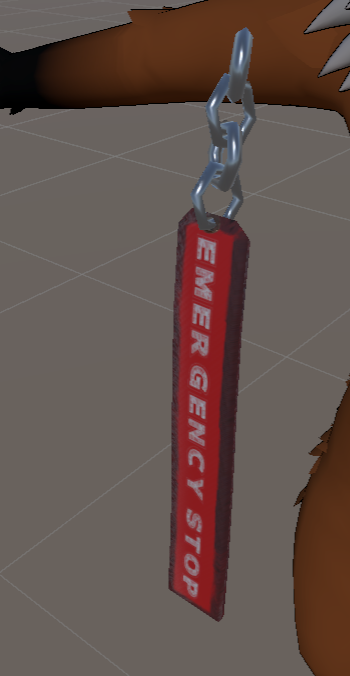 TheFoxipso's tweet photo. I've updated StayPutVR to 1.1.0: it now supports multiple shockers (with OpenShock) and adds an Emergency Stop tag on your collar; yank it and all shocking immediately stops https://t.co/89UY7YEf1V