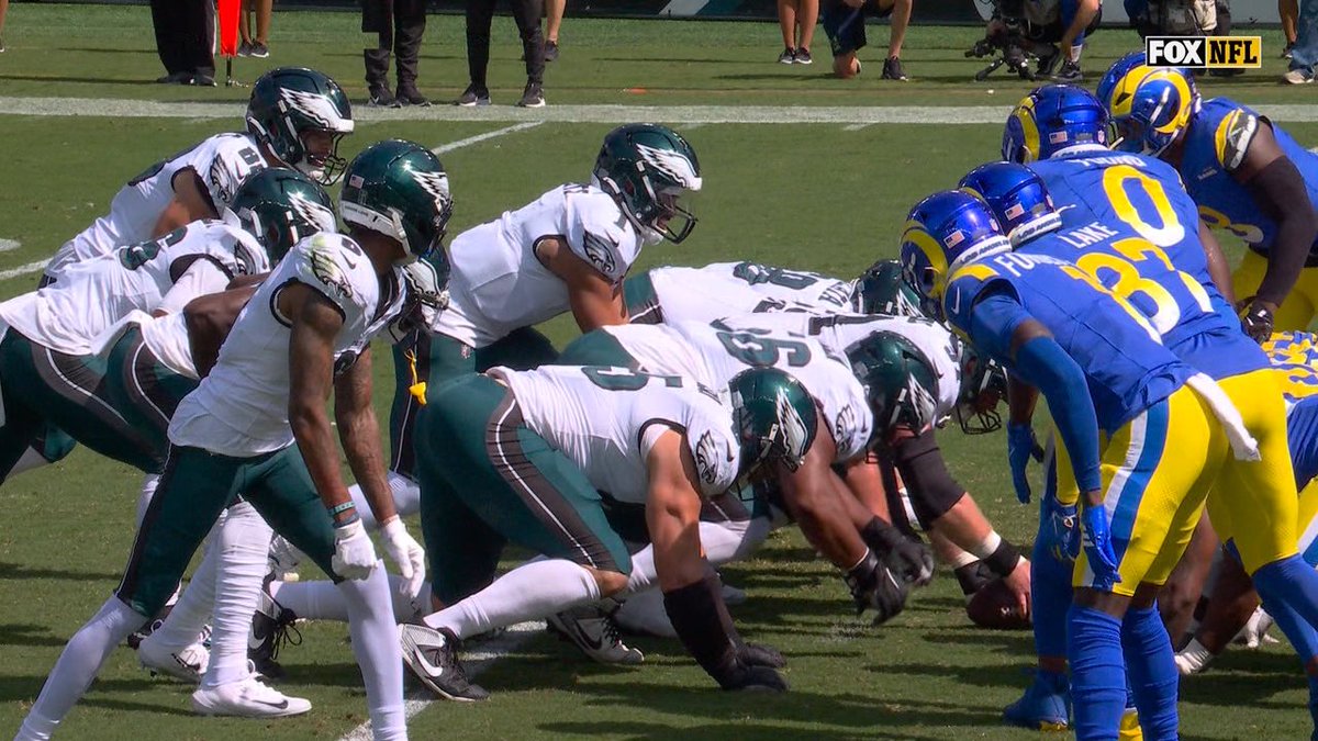 ClayWendler's tweet image. The Eagles are now ALLOWED TO FALSE START on the tush push. That's all this is. The play cannot be officiated.

We need a mid-season ban, nothing else is fixing this egregious and blatant disrespect for the rules of the NFL.