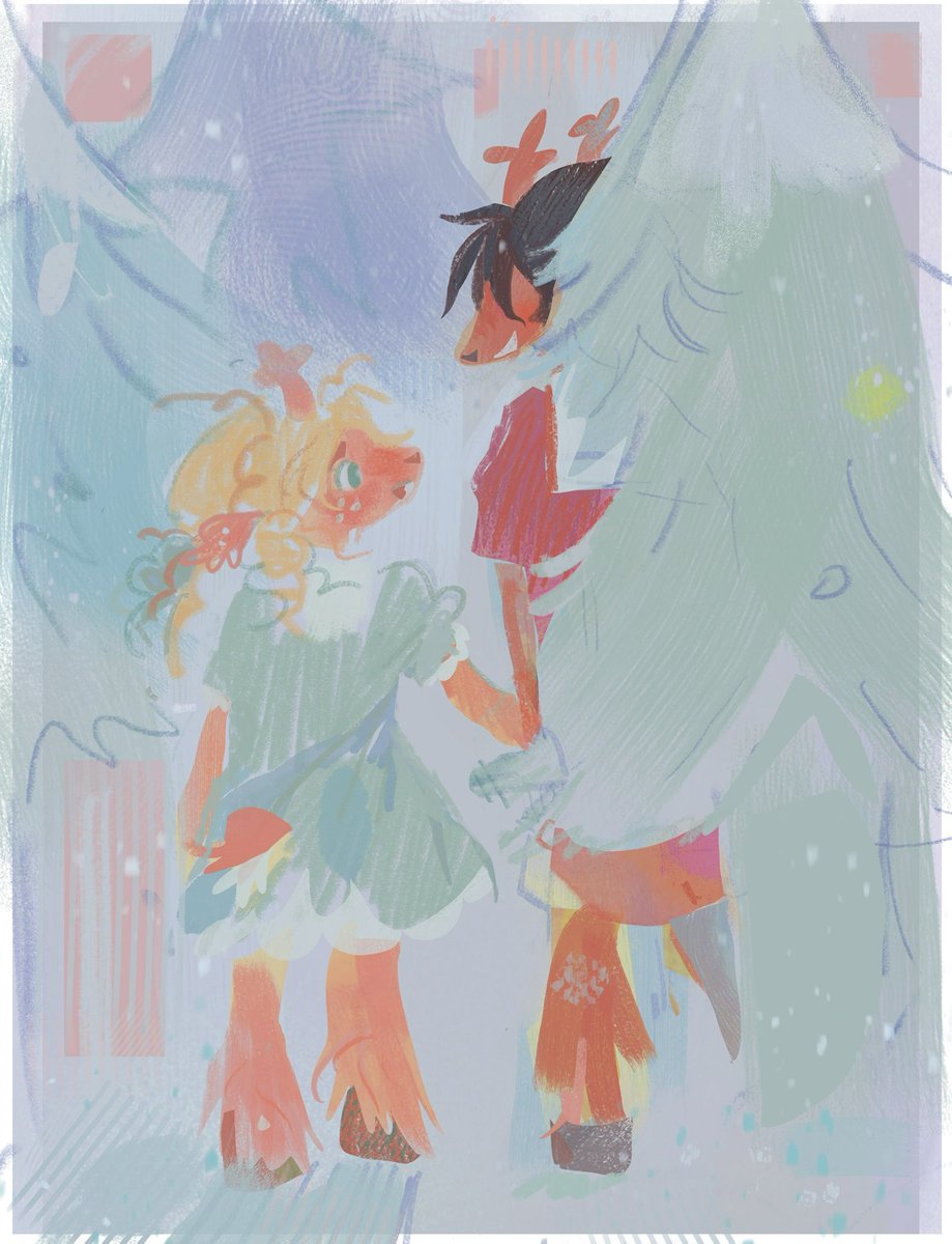 yuritxrt's tweet image. Snowdin sisters ❄️