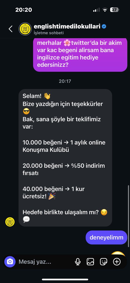 arkadaslar bu kiz ingilizcesini gelistirmesin mi istedigi meslek icin onemli 😭 kursa gidecek parasi da yok 😭 hadi bi el birligi ile bir seyler yapalim