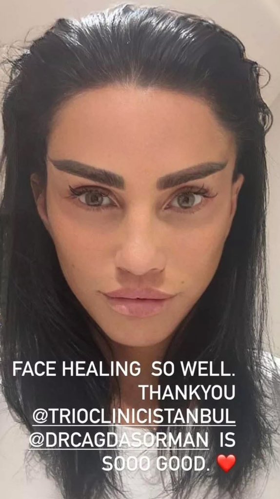 Katie Price tweet media