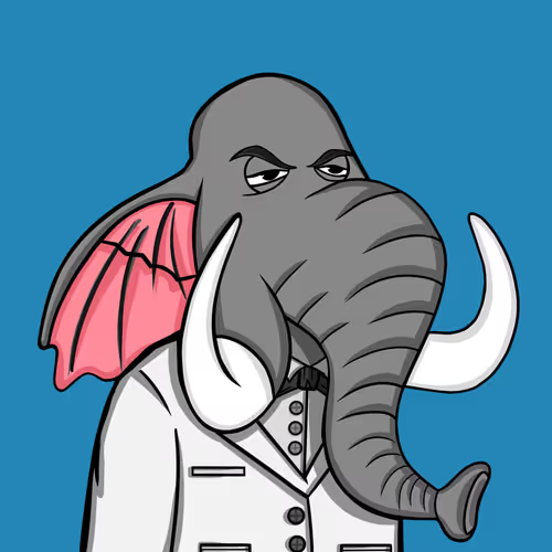 Happy Stampede Sunday!  

Last week's winner was <a href="/jestroc/">JESTR⭕️C</a> - check your wallet

Drop an elephant GIF + your wallet to win a new phant 👇
